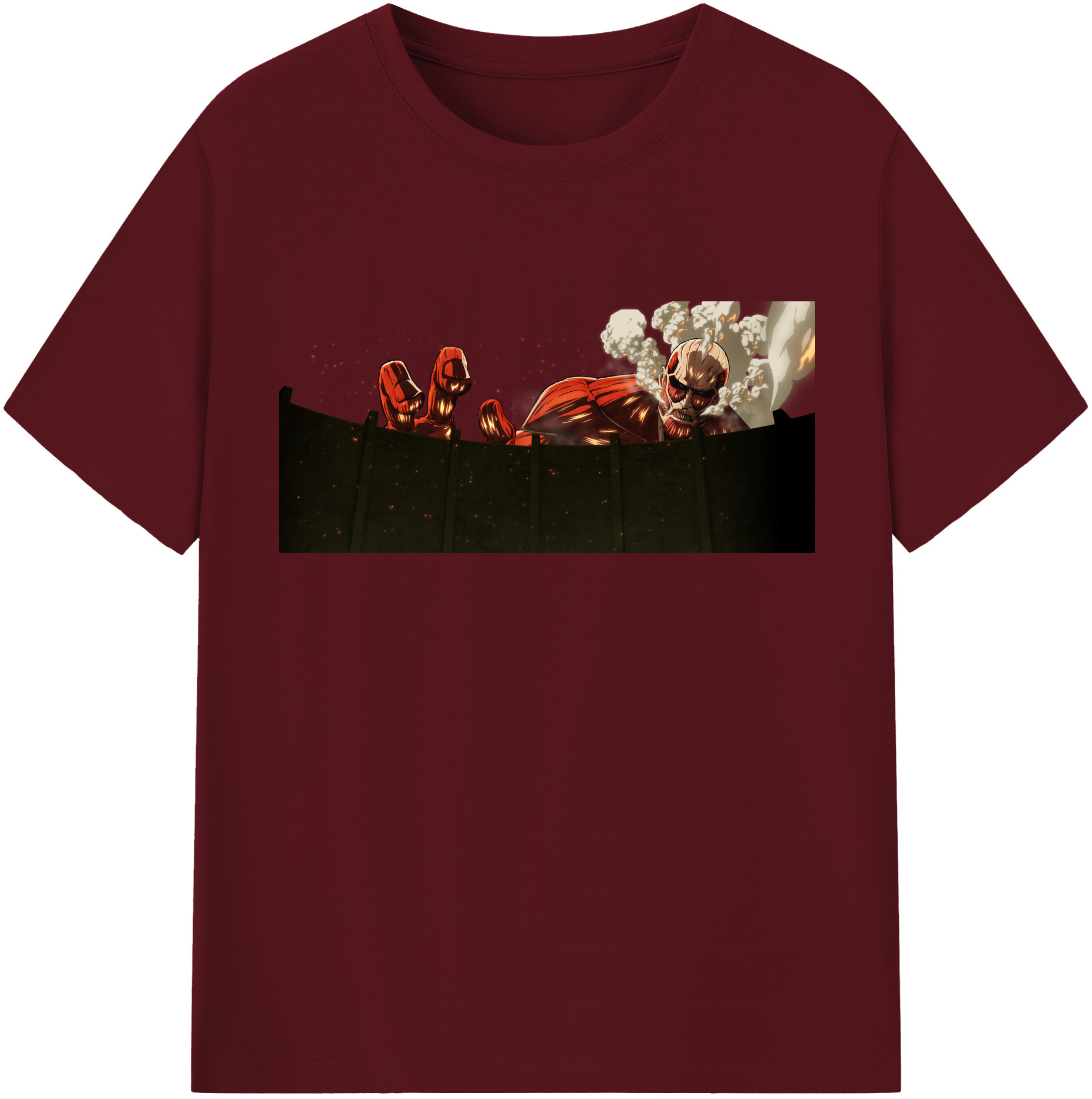 （画像用） 進撃の巨人 Attack on Titan 綿100％半袖Tシャツ（フロントプリント）